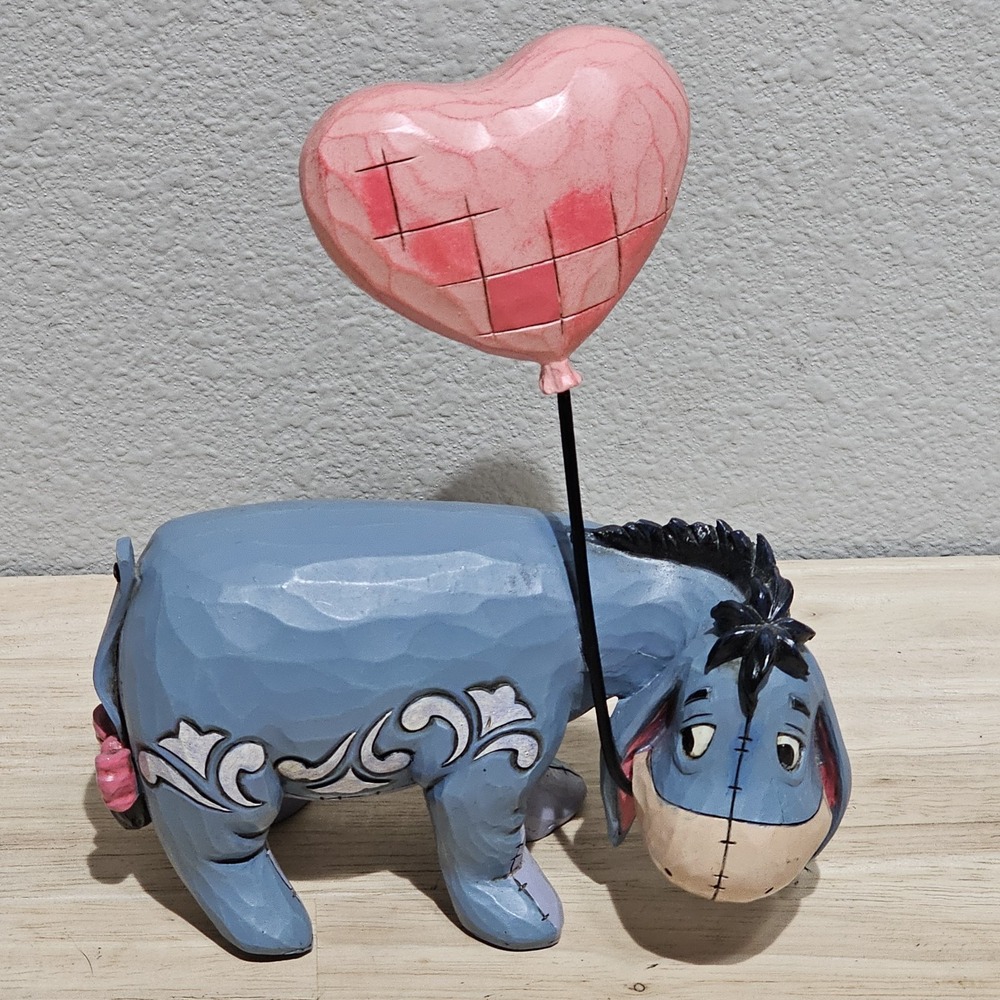 Jim Shore Disney Traditions EEYORE with Balloon 6005965 Love Floats Winnie Pooh